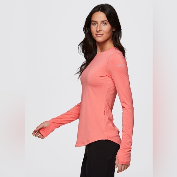 Avalanche Sunrise UV Long Sleeve Tee Coral Medium - Picture 2 of 10